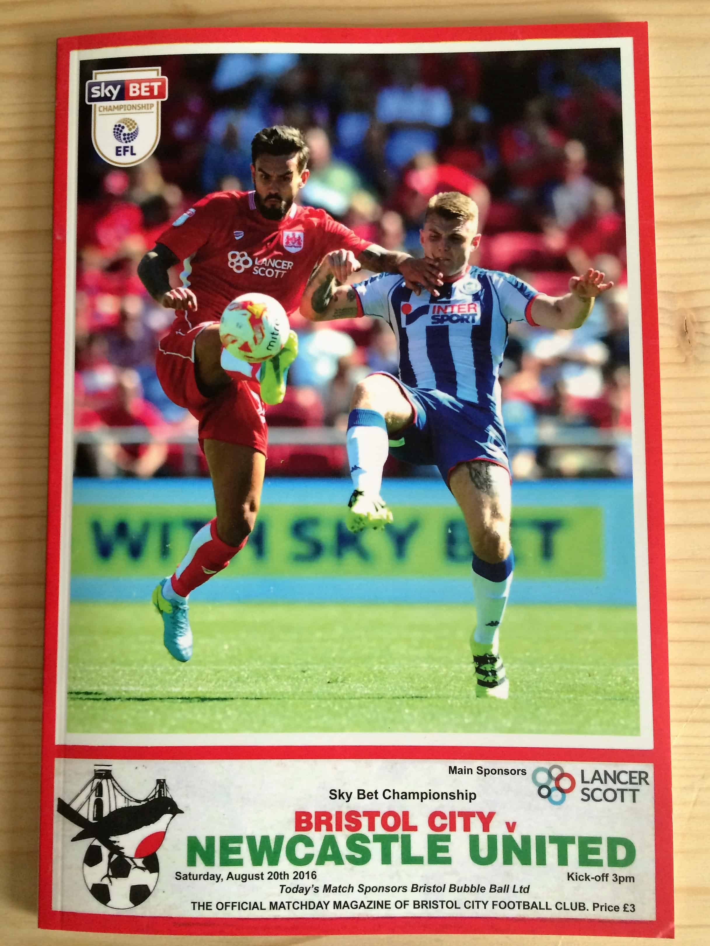 Bristol City FC v Newcastle United FC